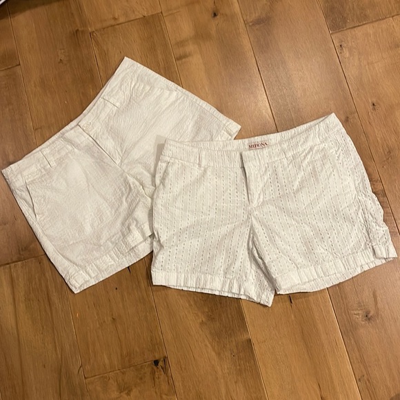 Merona Pants - Pair of White Merona Shorts